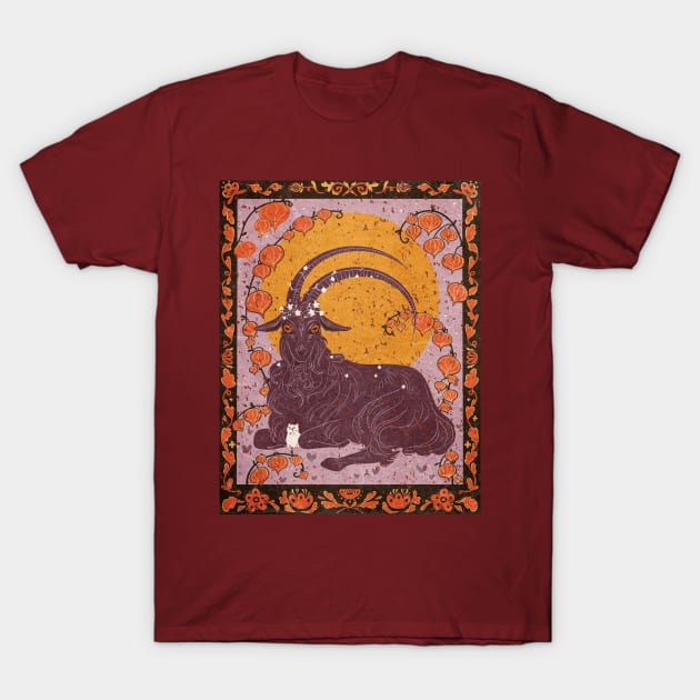 THE BLACK GOAT POSTER T-Shirt by watiasma422